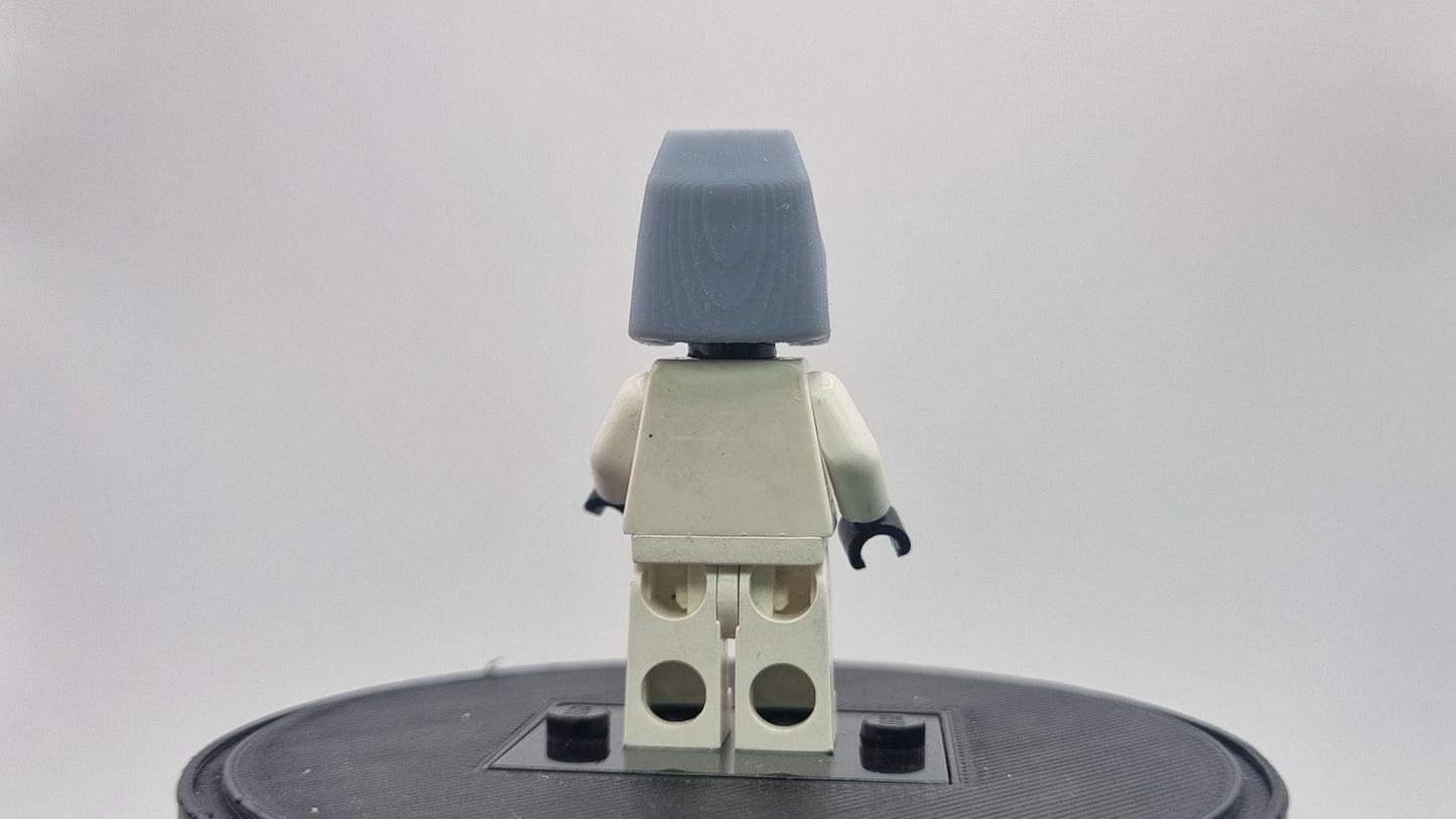 Building toy enemy robot leader helmet!