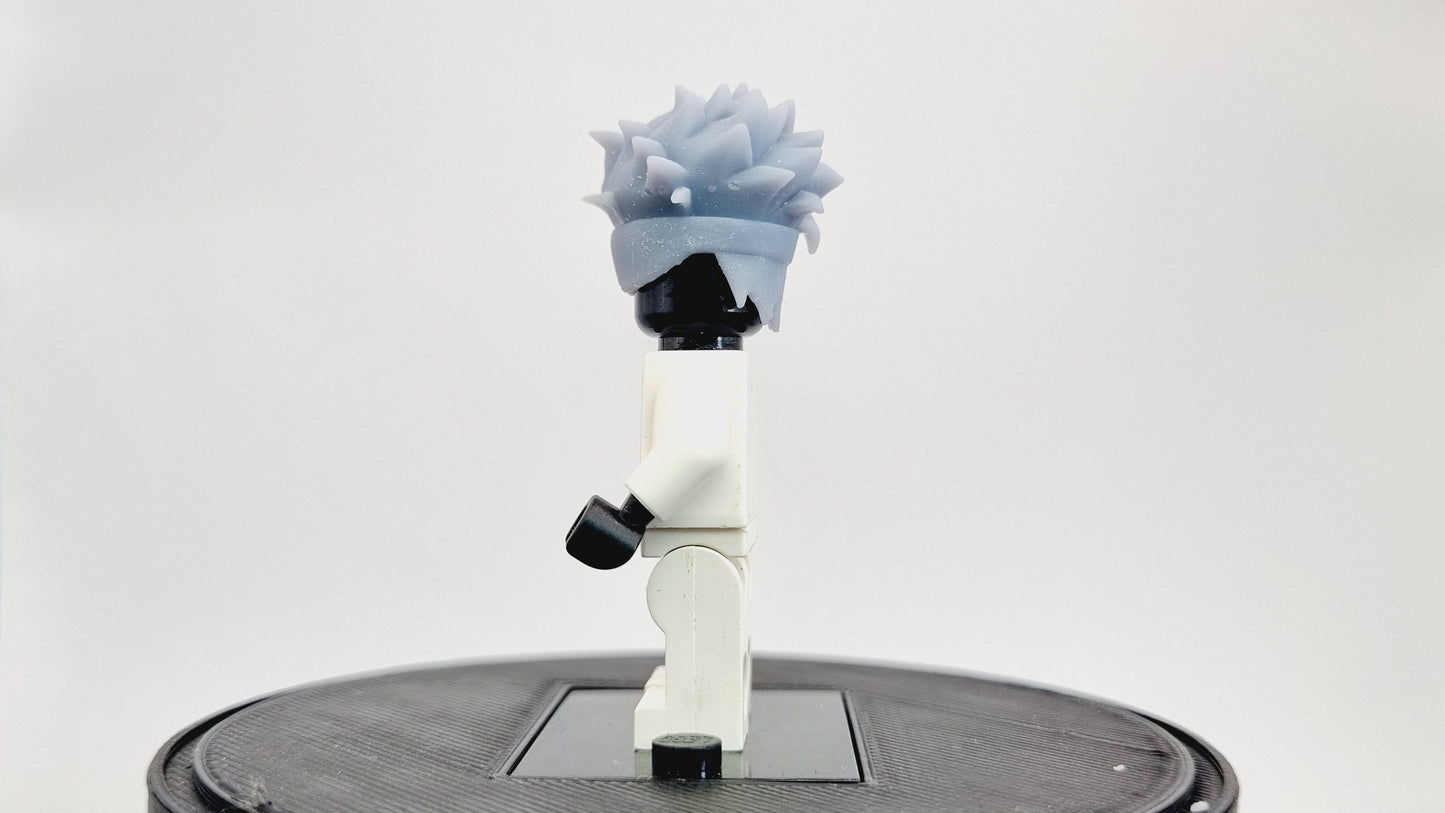 Building toy blind folded ninja sorcerer!