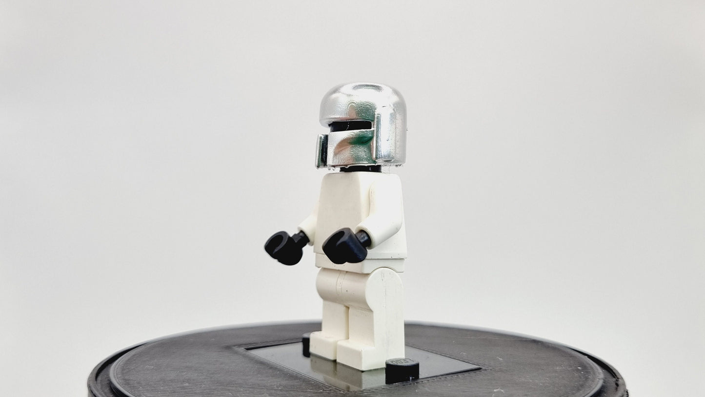 Building toy fully painted chrome classic style hunter helmet!