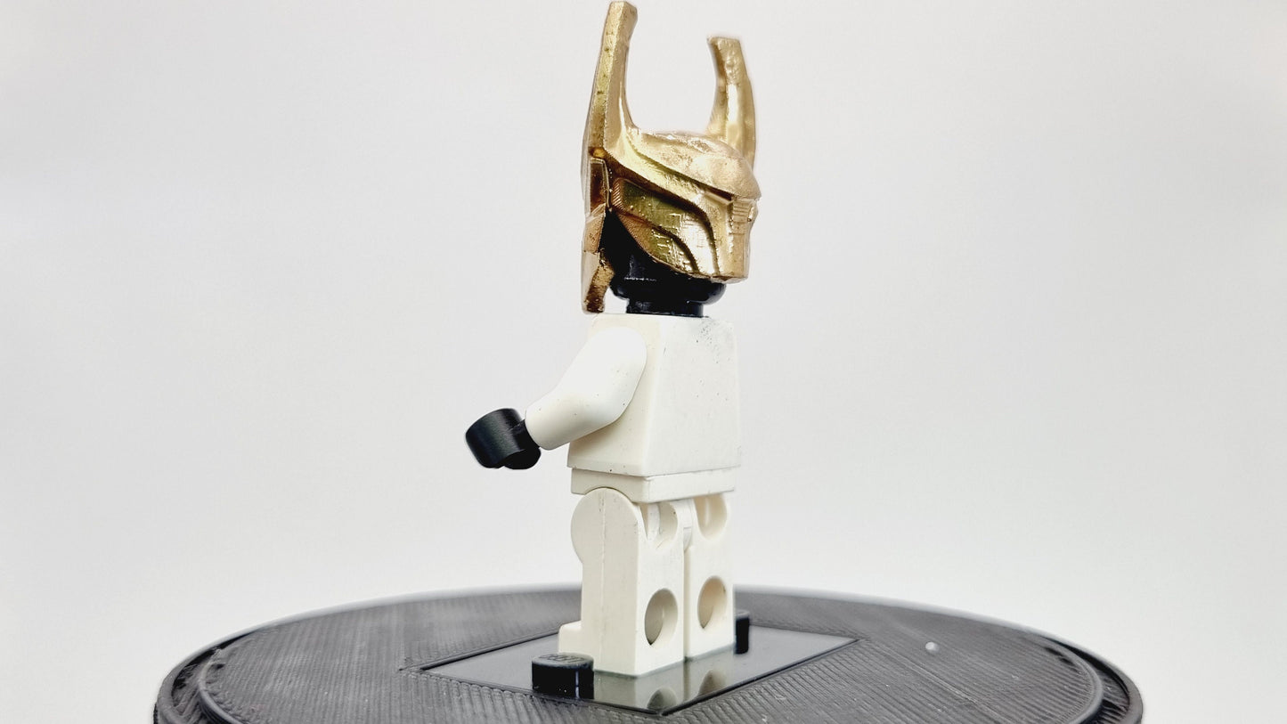 Building toy fully painted gold the all seeing norse super hero!