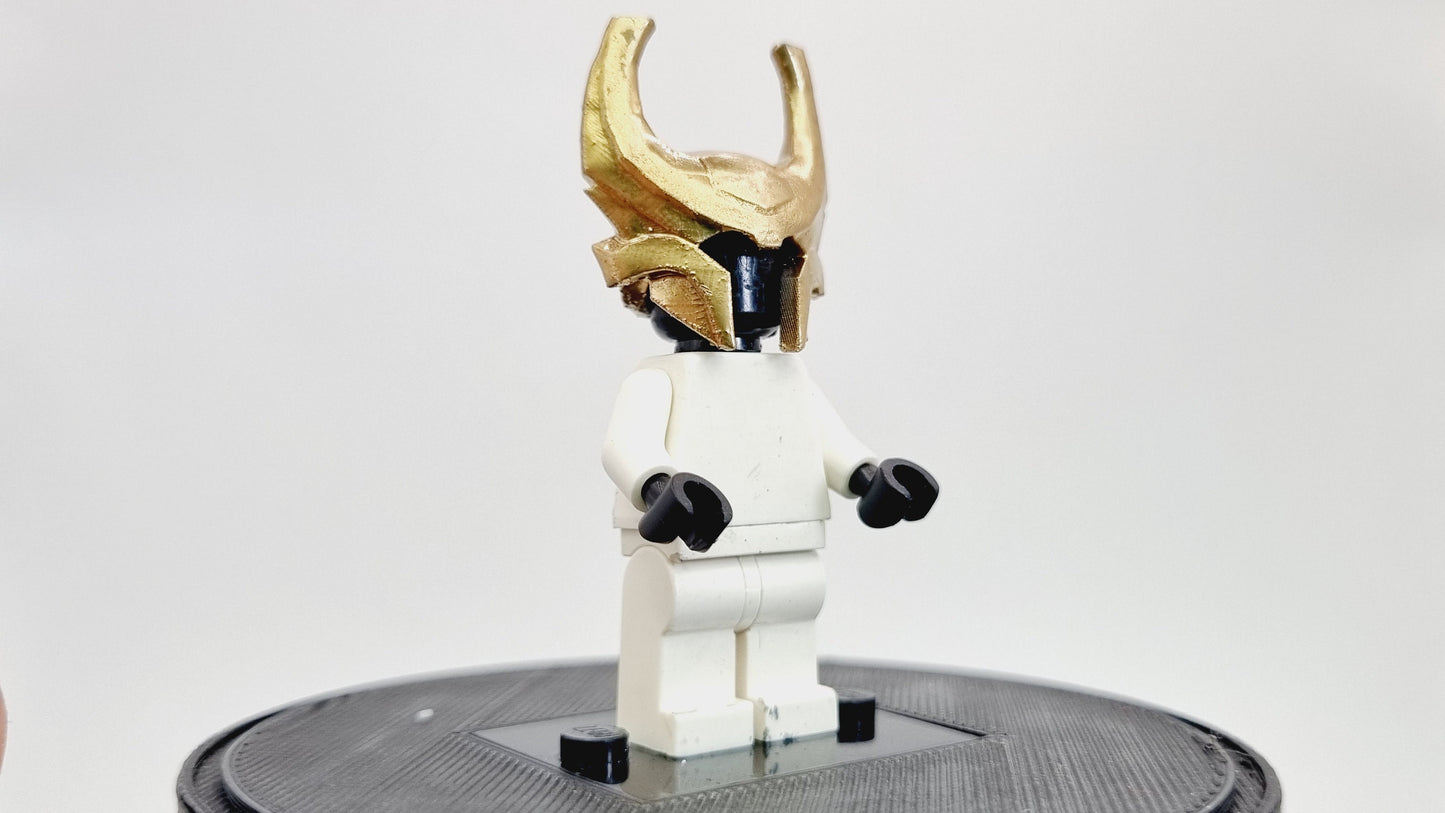 Building toy fully painted gold the all seeing norse super hero!