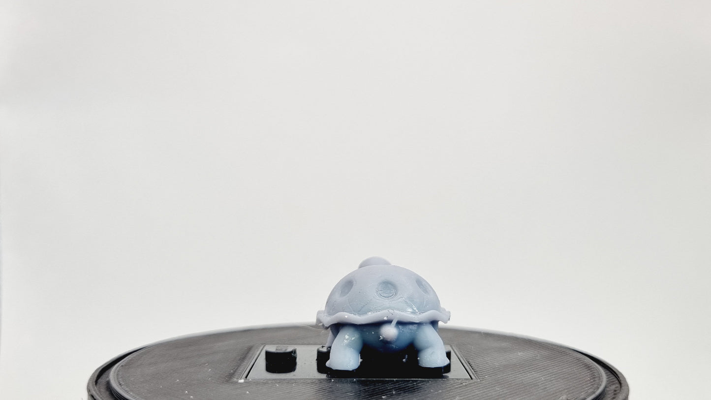 Building toy animal to catch steaming turtle!