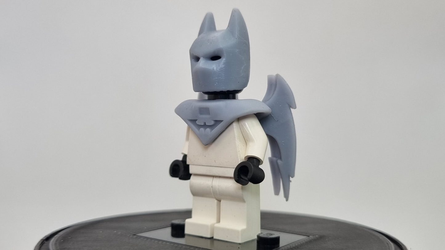 Building toy horned hero with wings!