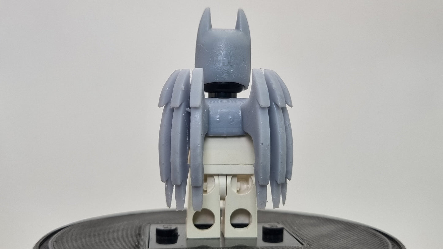 Building toy horned hero with wings!