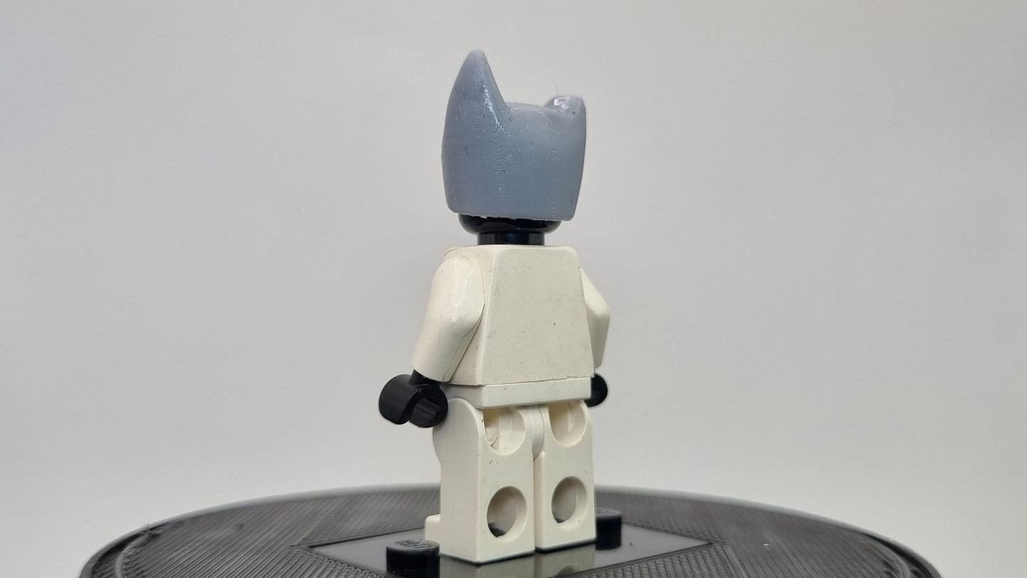 Building toy lazy ear super hero helmet!