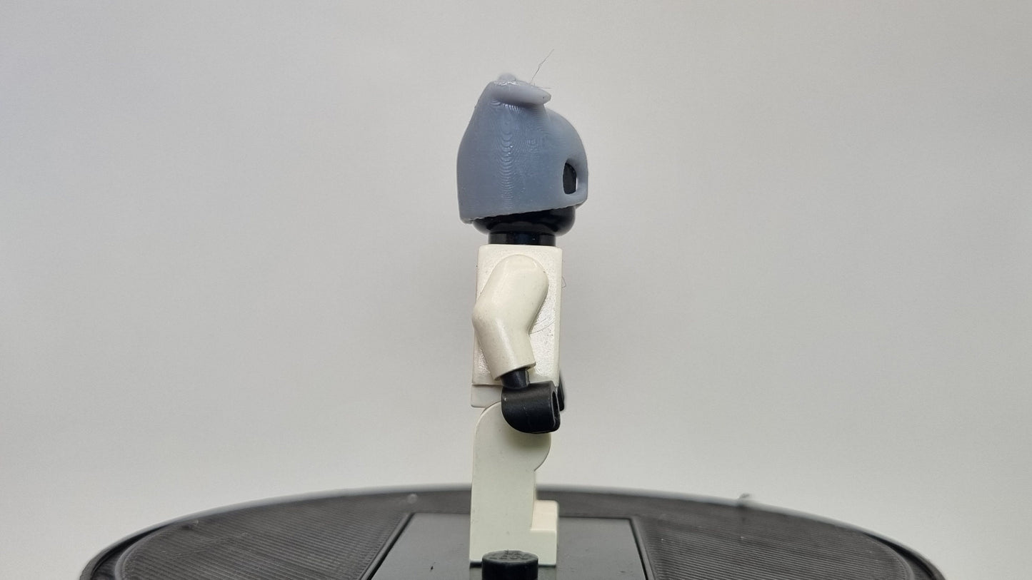 Building toy lazy ear super hero helmet!