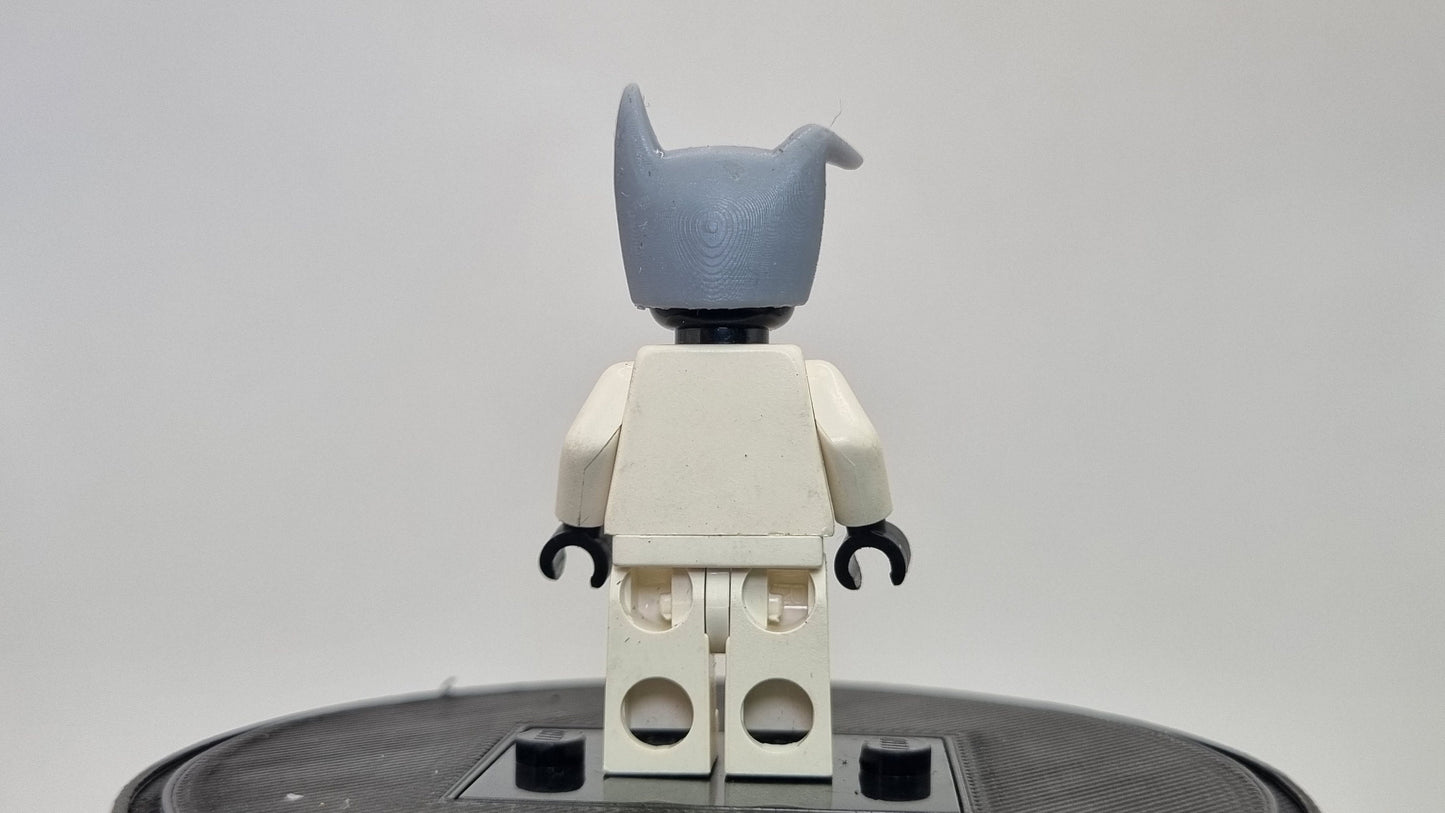 Building toy lazy ear super hero helmet!