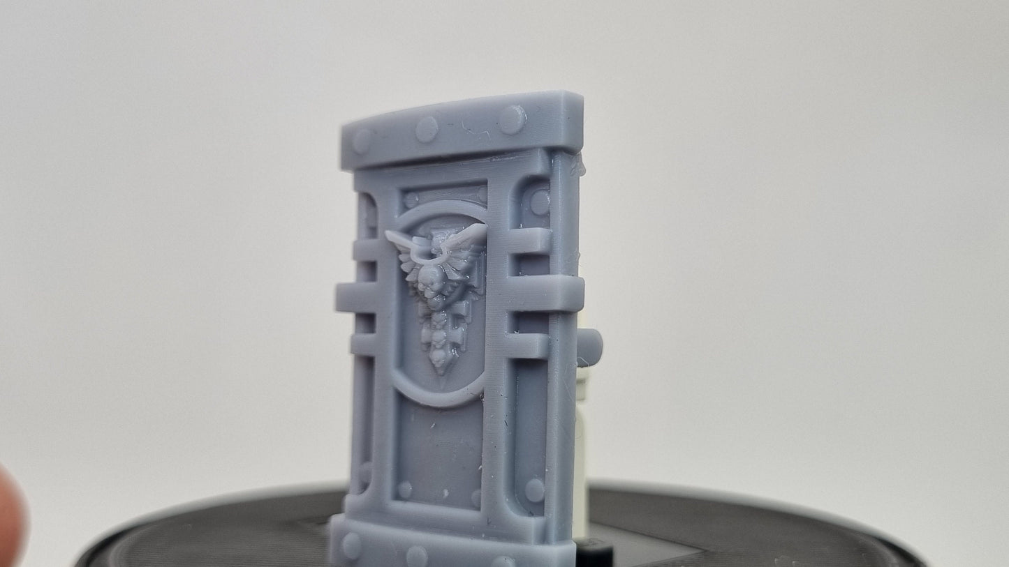 Building toy space warriors big rectangular shield!