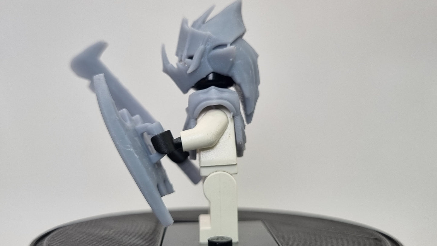 Building toy orc with shield!