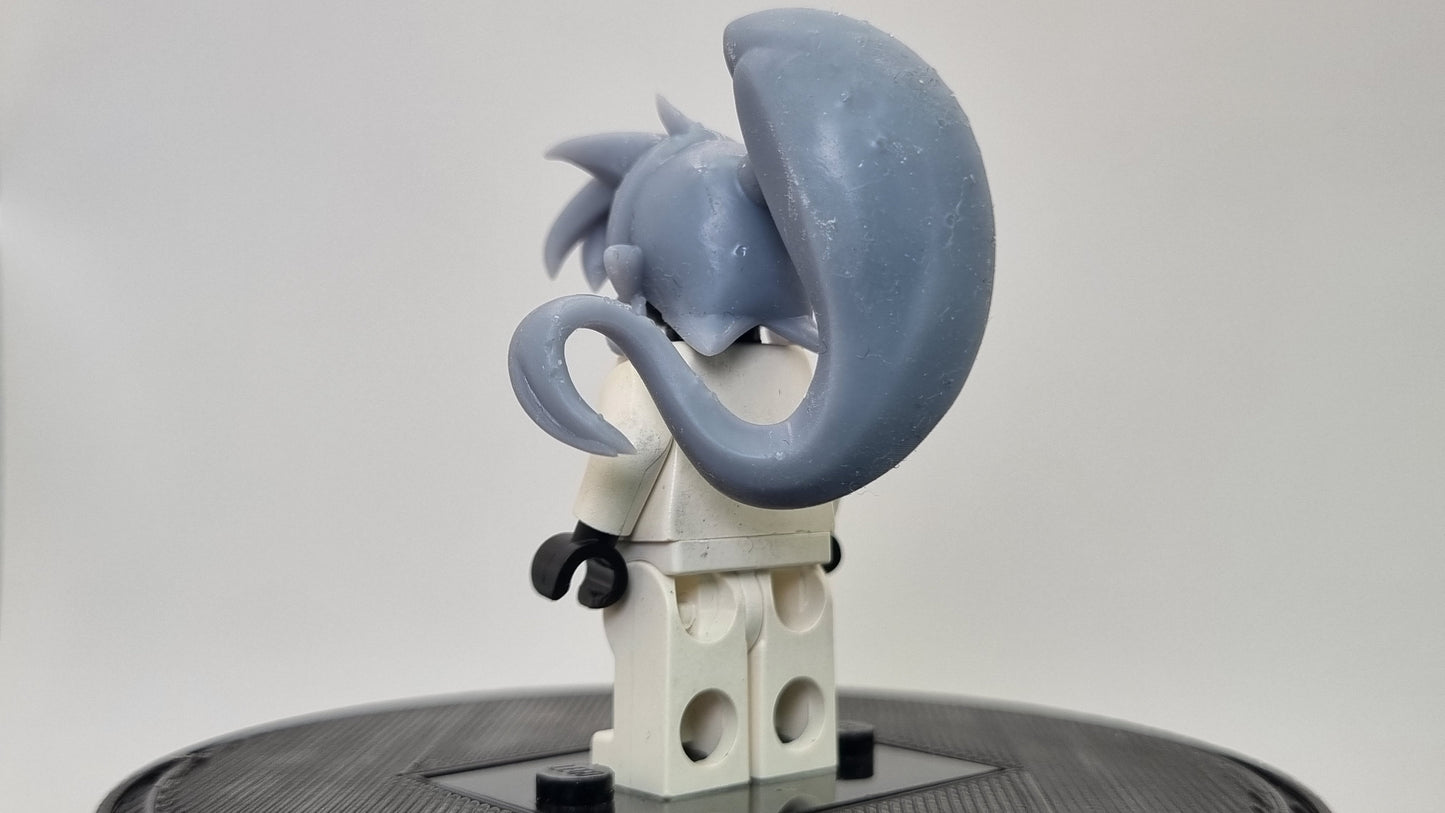 Building toy 3D printed genie hairpiece