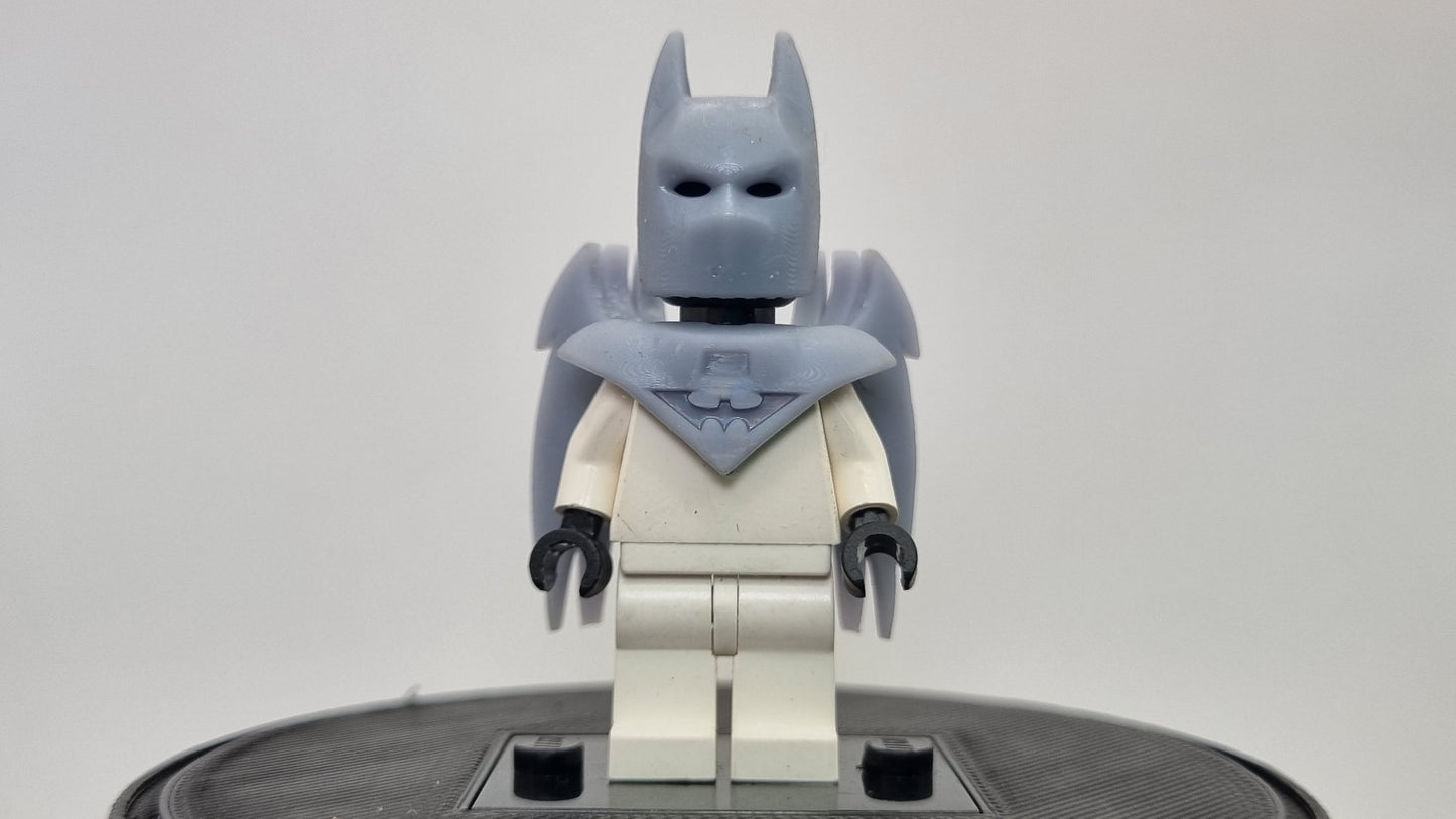 Building toy 3D printed dark pointy ear superhero hair pack v1