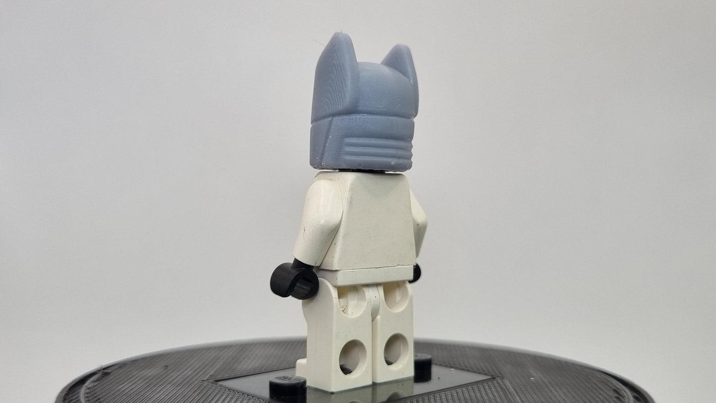 Building toy 3D printed robot bat helmet!