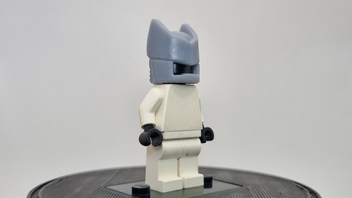 Building toy 3D printed robot bat helmet!
