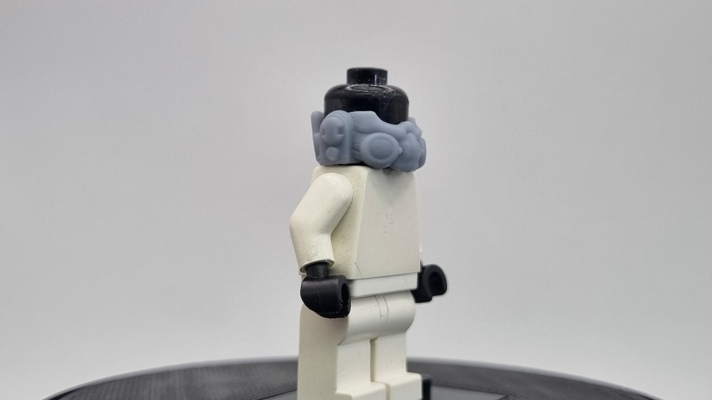 Building toy space warrior half mask!