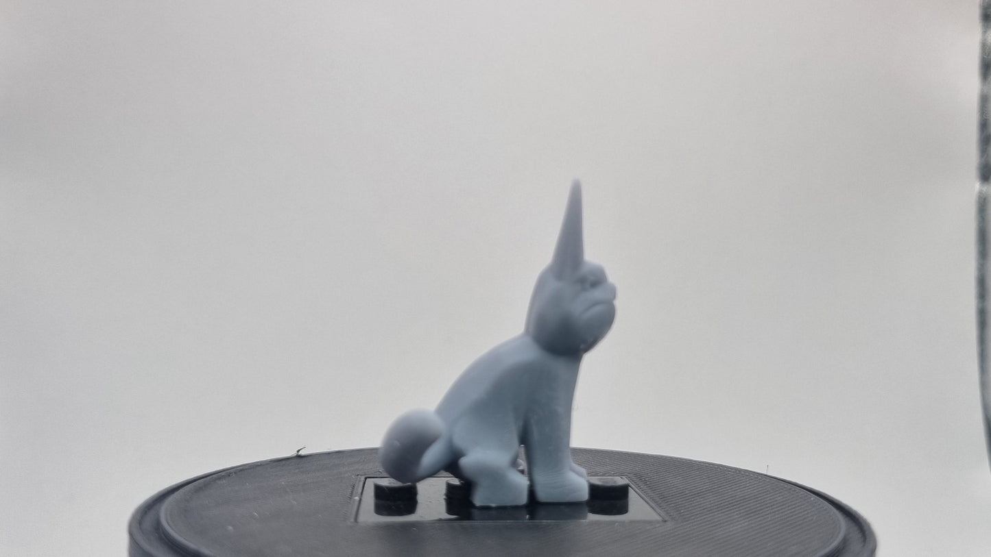 Building toy sitting down space cat!