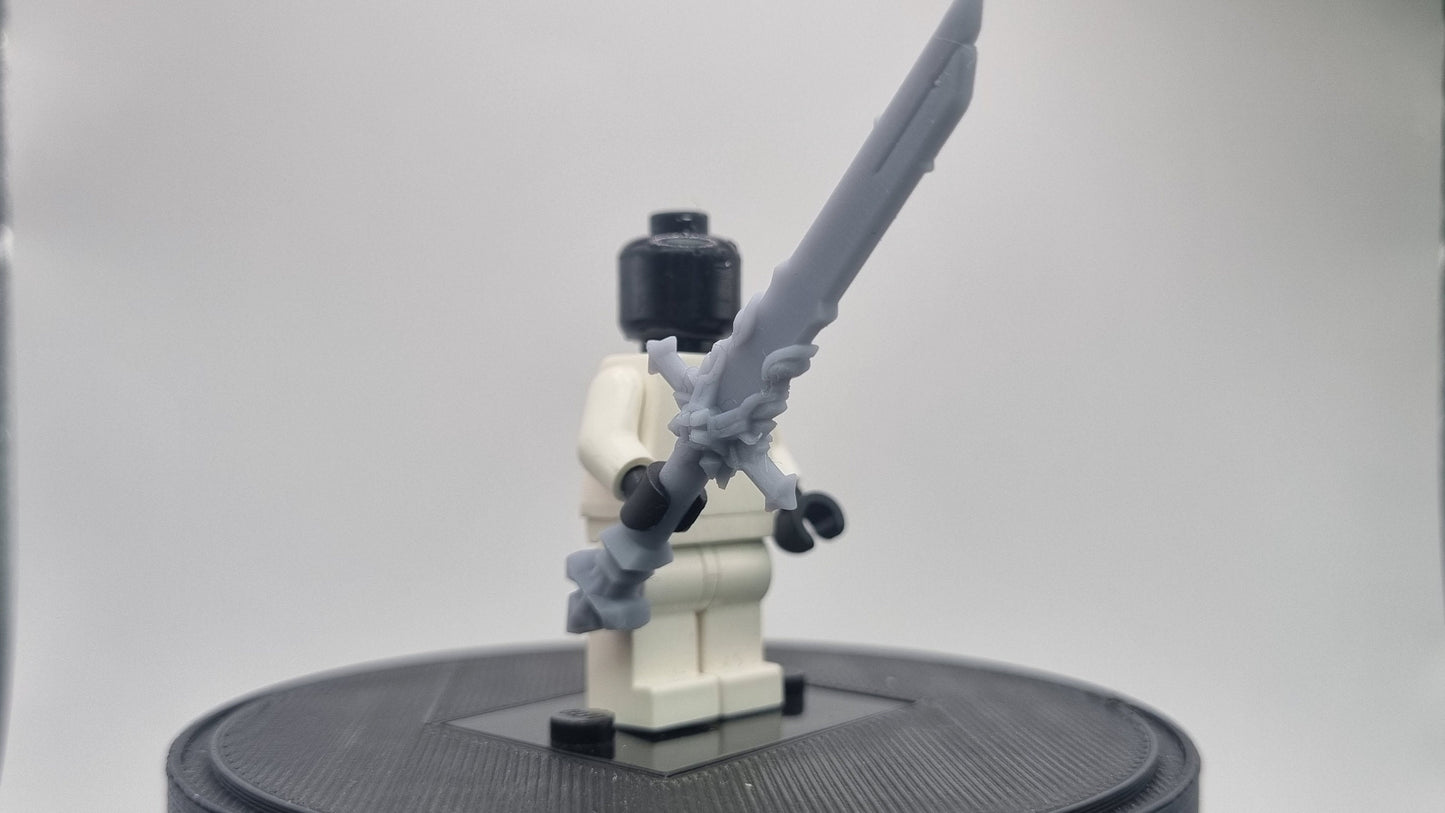 Building toy big anime sword!