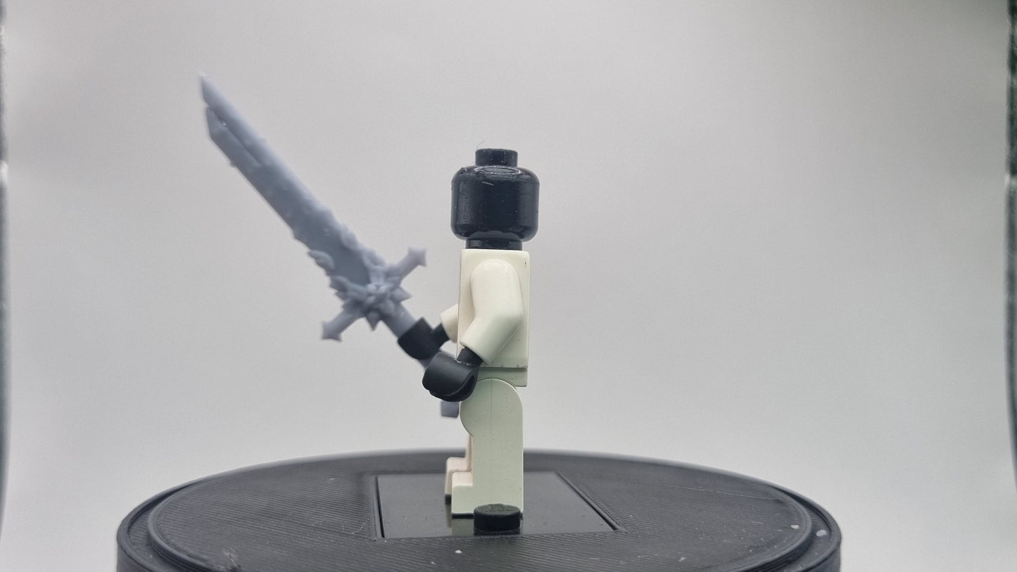 Building toy big anime sword!