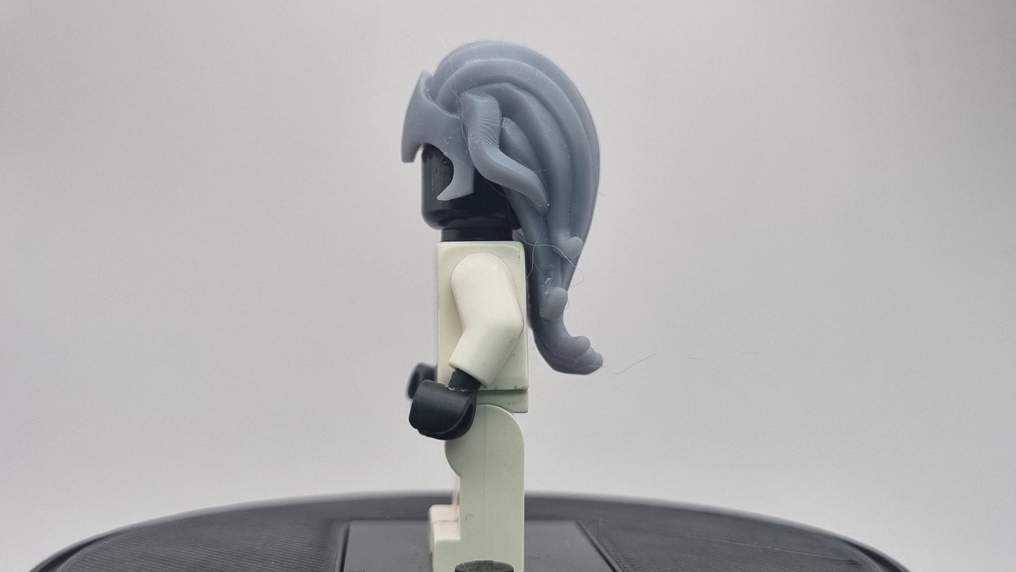 Building toy star super hero with long hair!