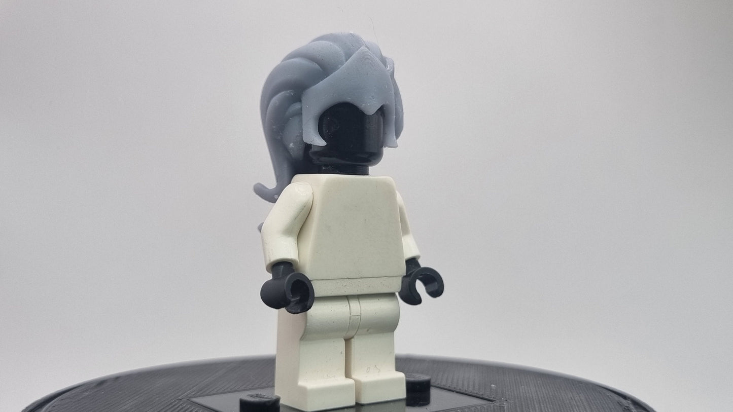 Building toy star super hero with long hair!