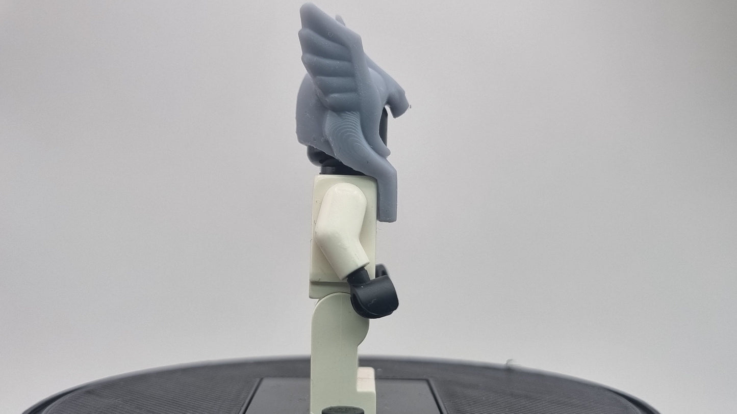 Building toy acient hero with wing on the helmet!