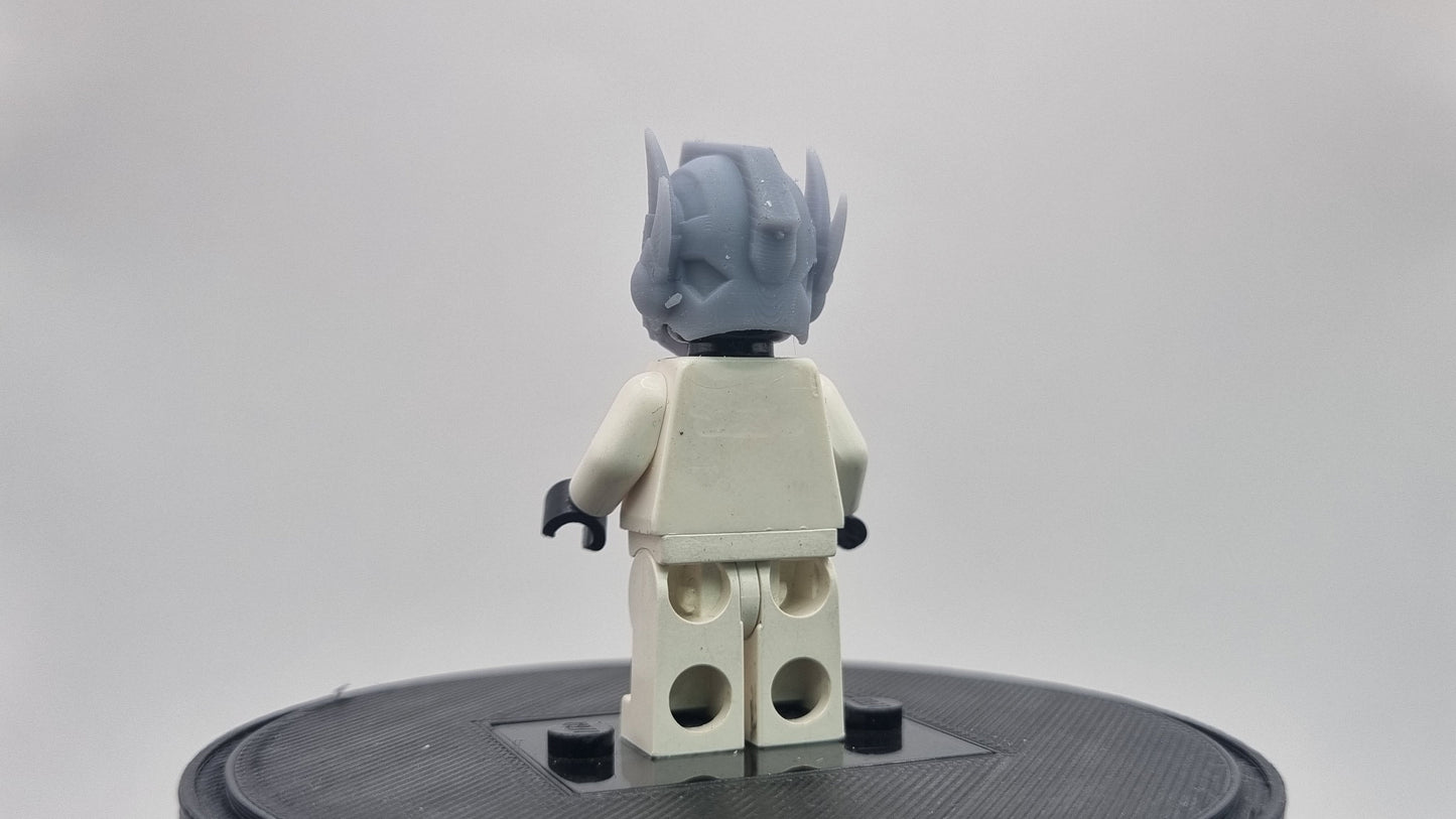 Building toy robot leader helmet!