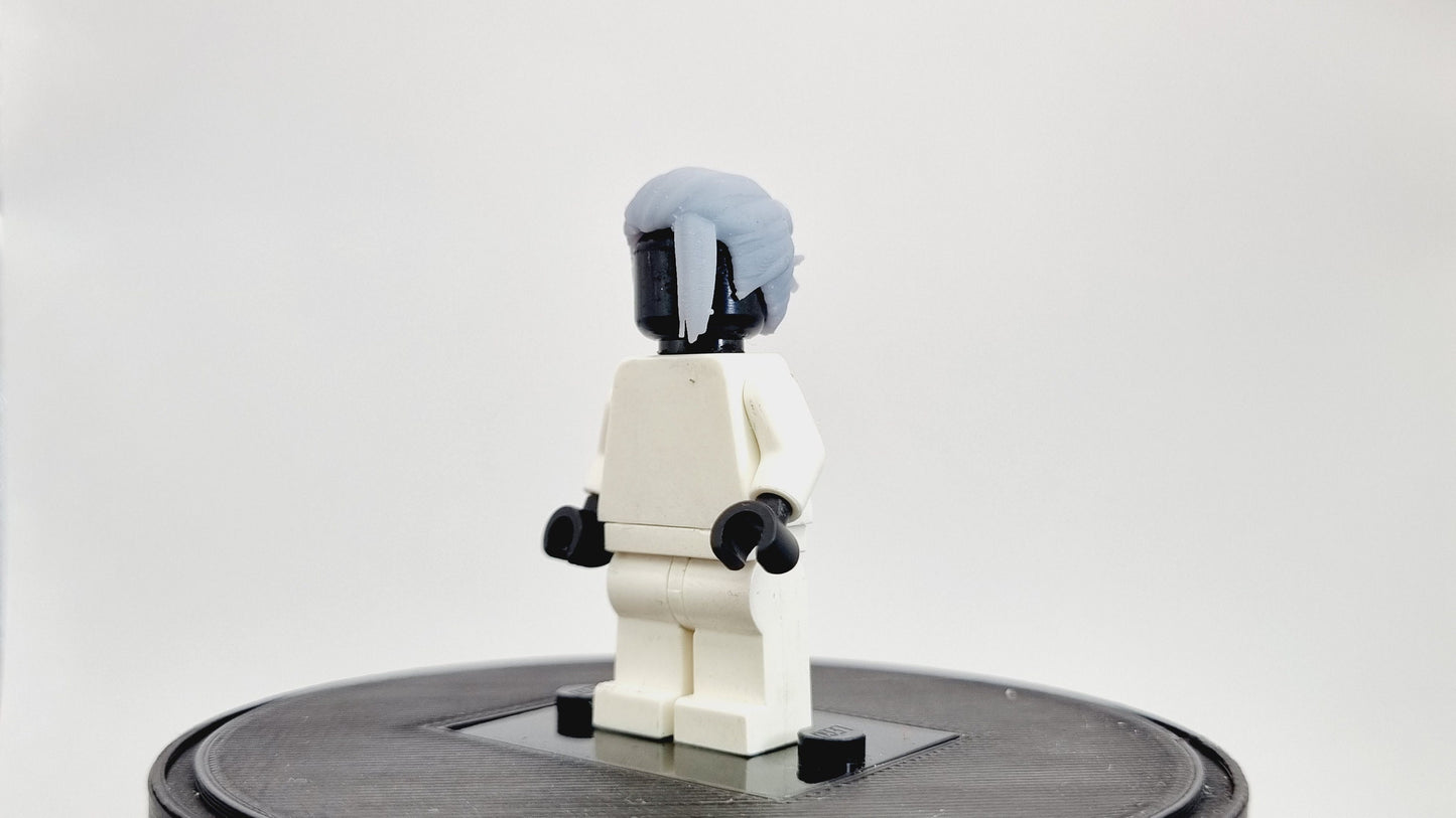 Building toy ninja sorcerer with single hair strand!
