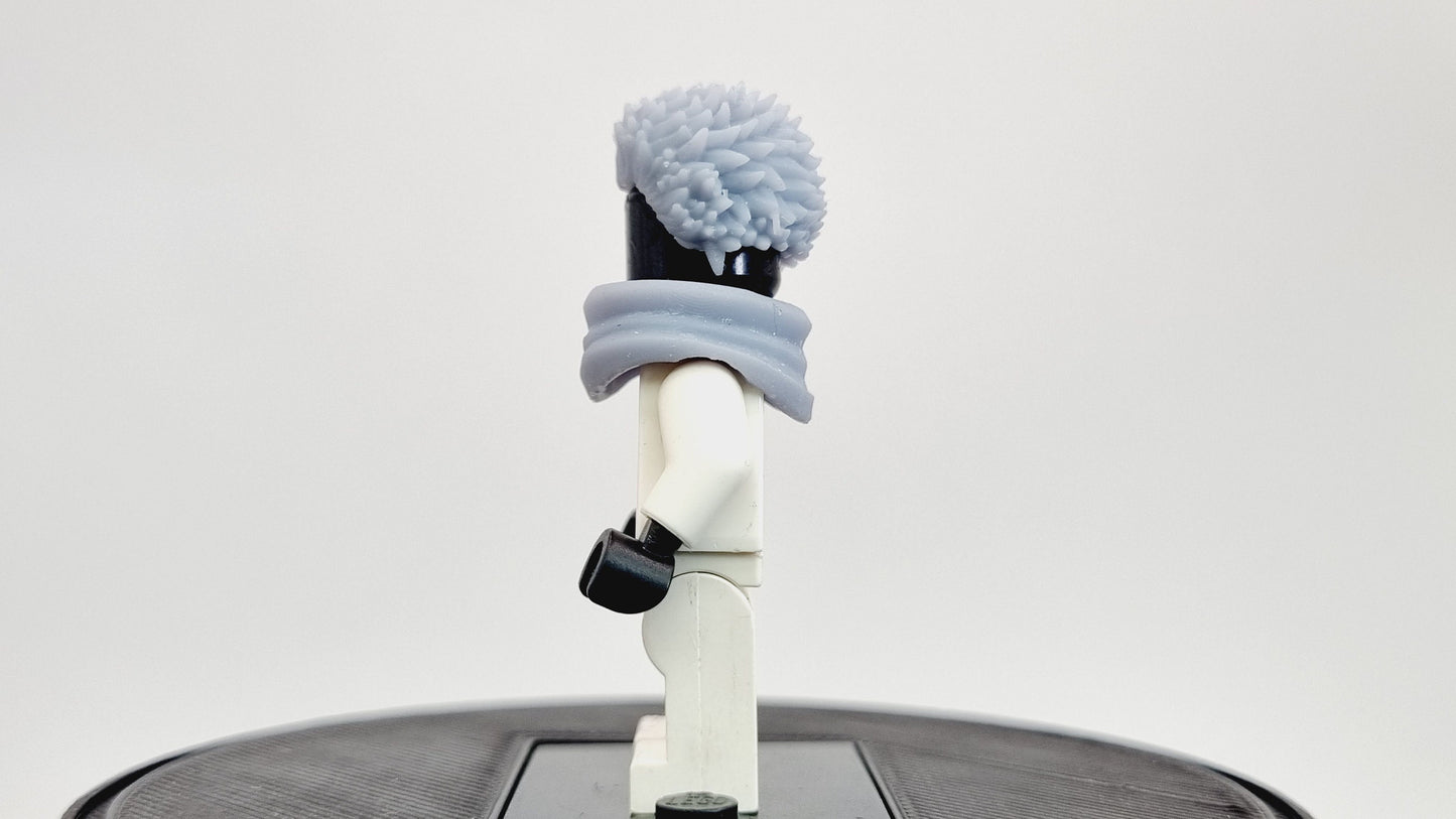 Building toy ninja sorcerer with small spikey hair!