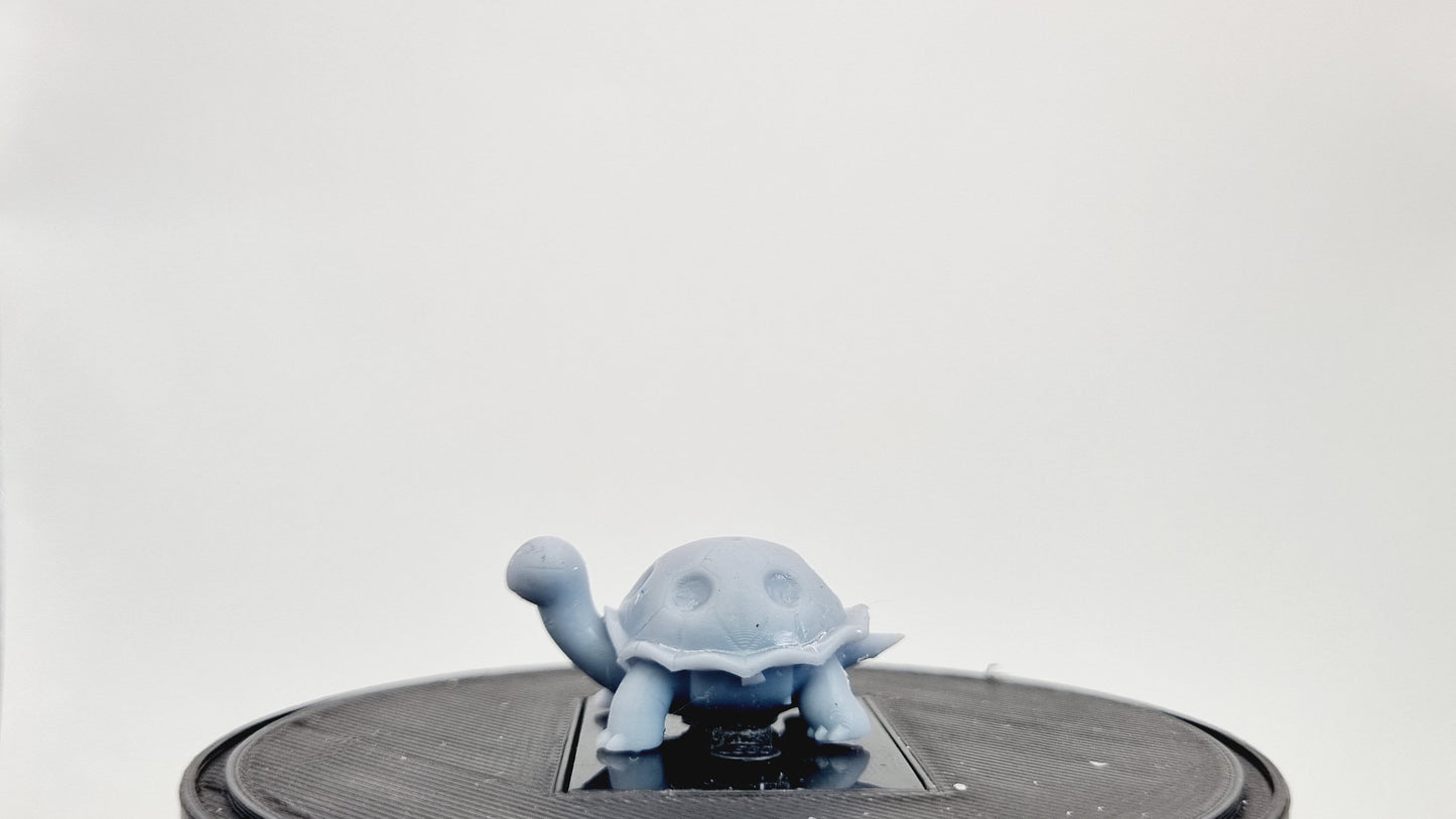 Building toy animal to catch steaming turtle!