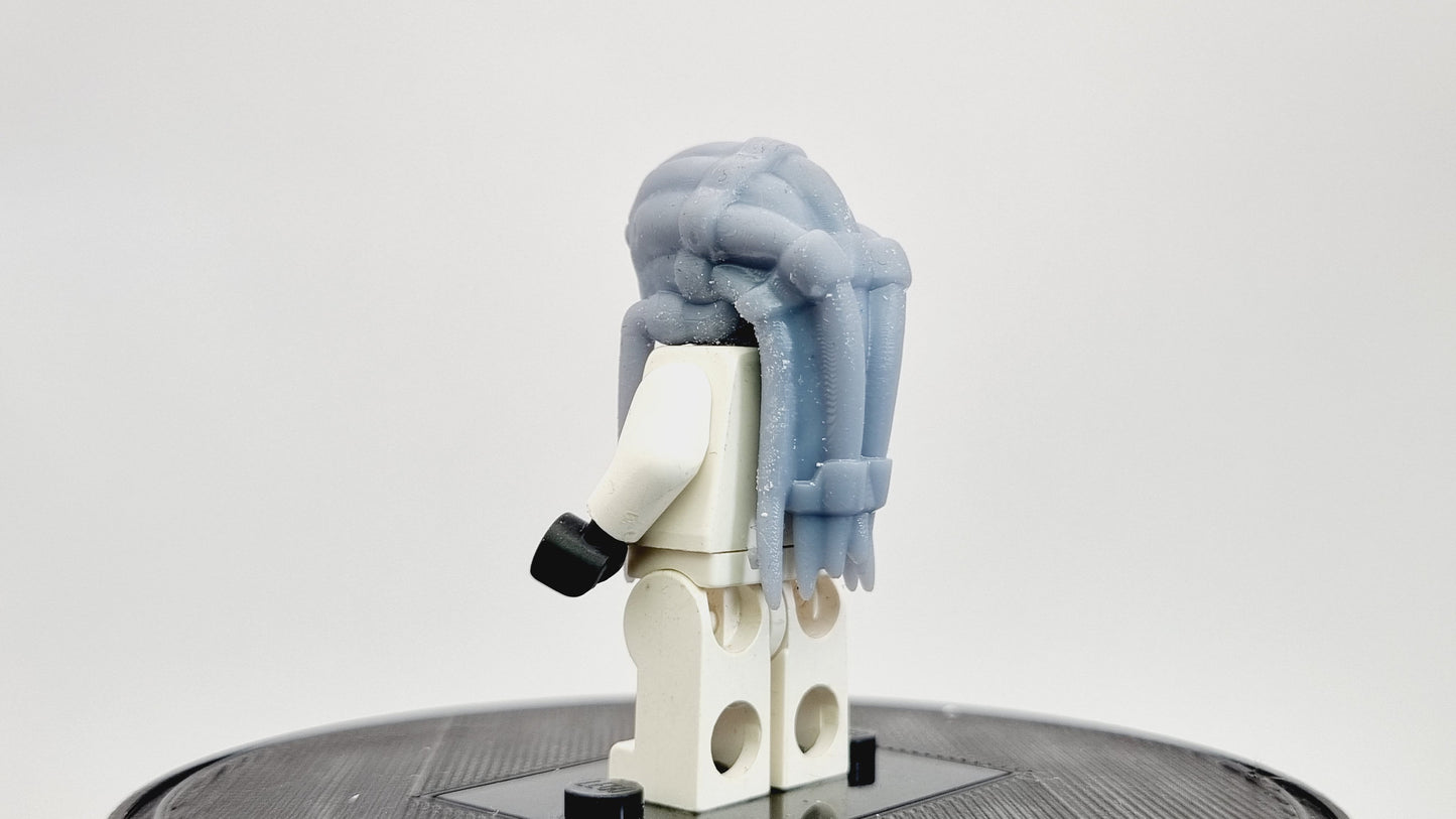 Building toy galaxy wars alien with long hair!