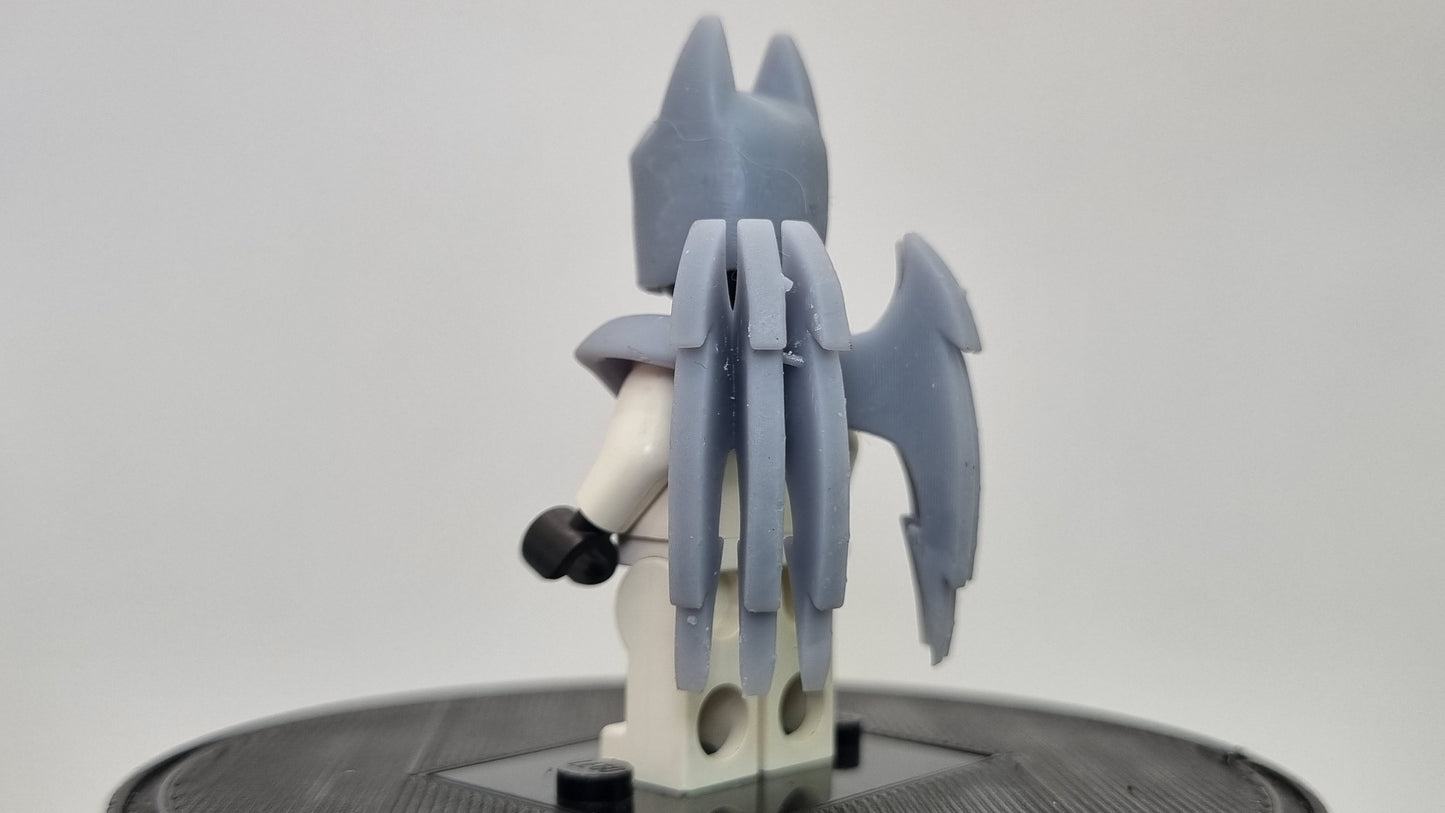 Building toy horned hero with wings!