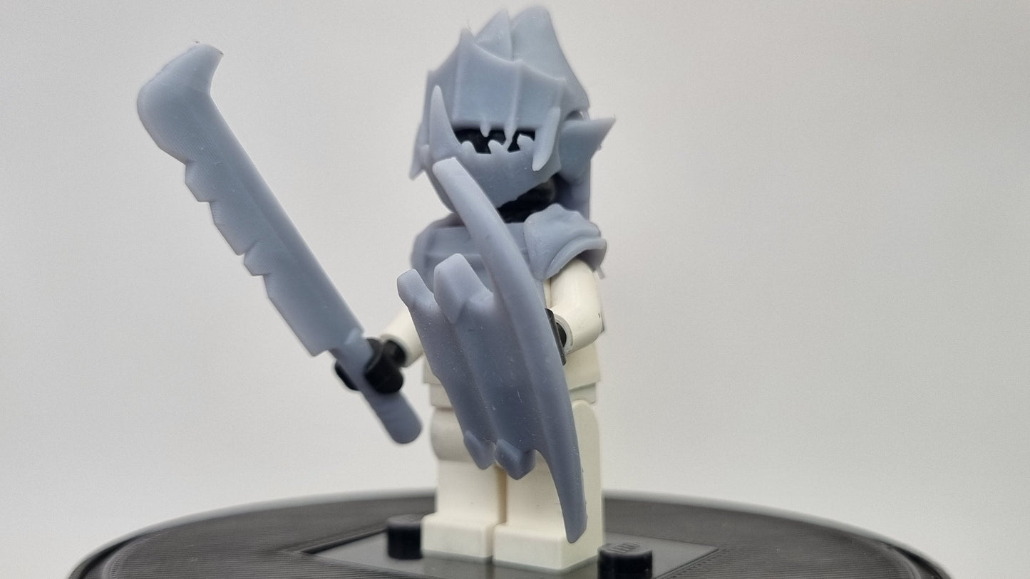 Building toy orc with shield!