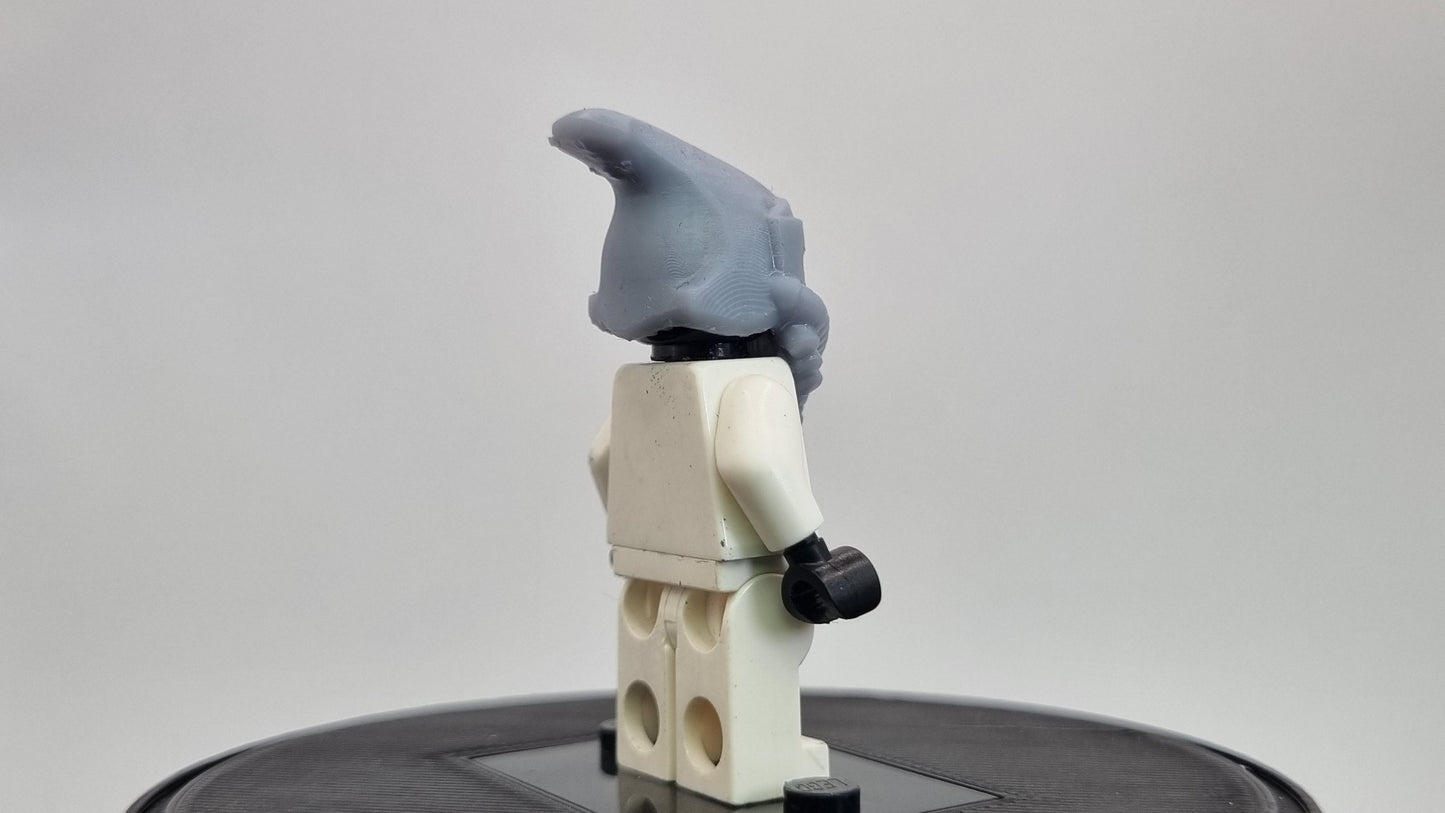 Building toy 3D printed galaxy wars alien with gas mask