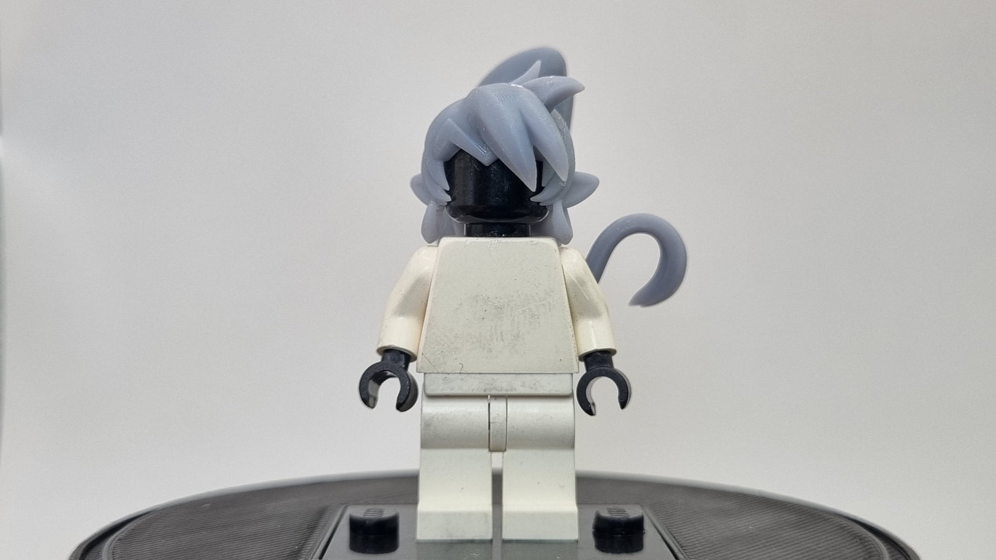 Building toy 3D printed genie hairpiece
