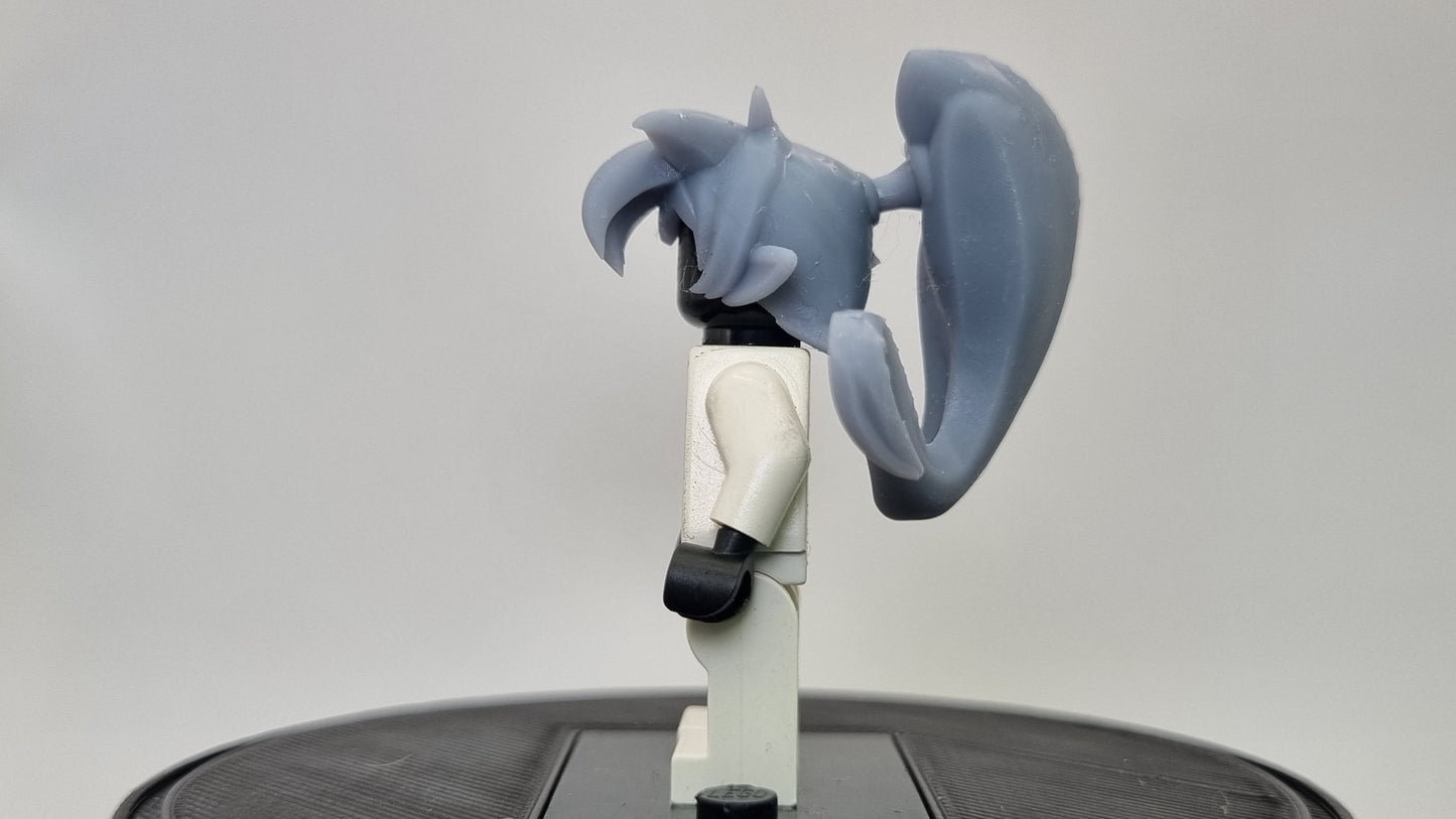 Building toy 3D printed genie hairpiece