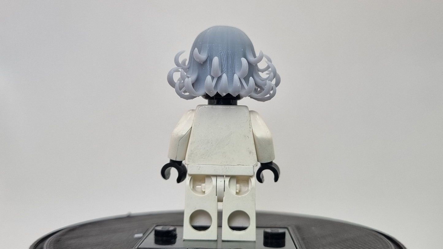 Building toy 3D printed single hit man wind girl hairpiece!