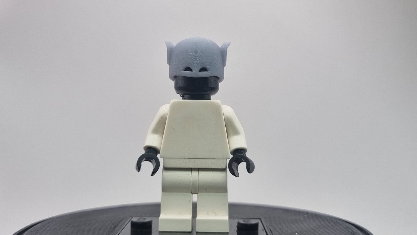 Building toy 3D printed dark pointy ear superhero hair pack v1