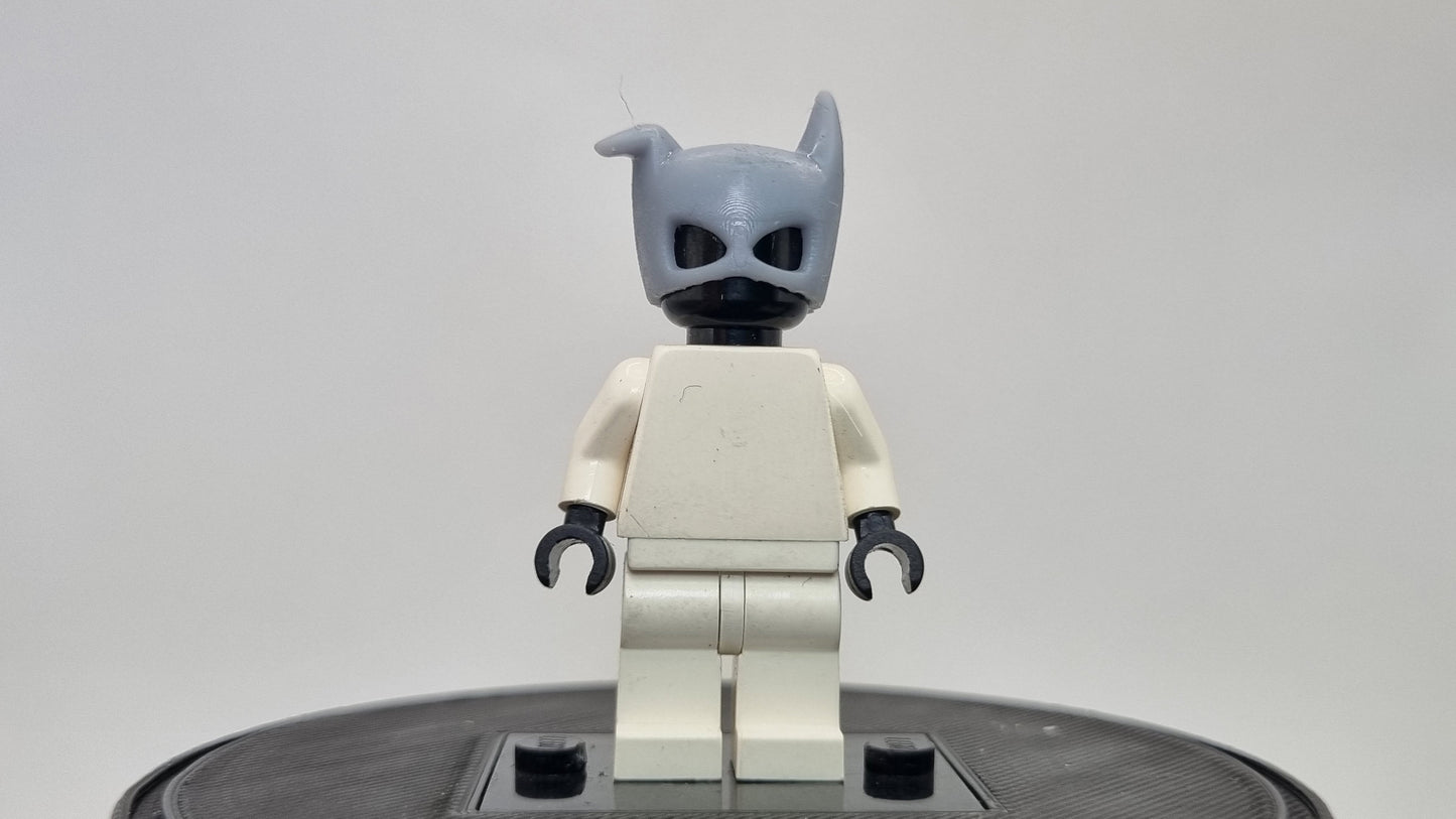 Building toy 3D printed dark pointy ear superhero hair pack v1