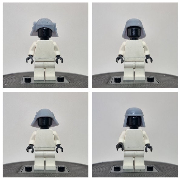 Building toy 3D printed imperial helmet pack