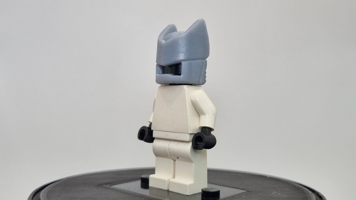 Building toy 3D printed robot bat helmet!