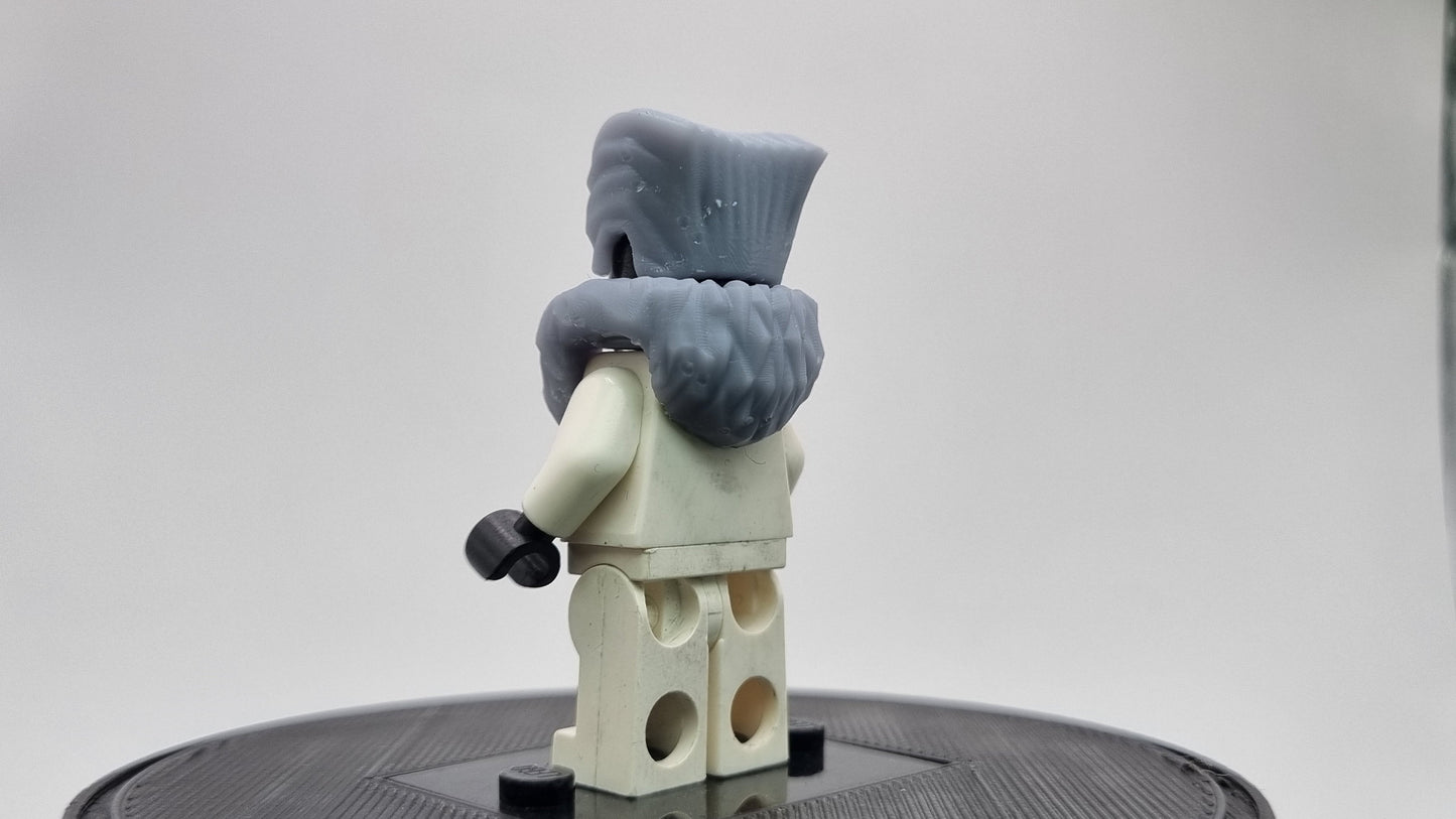 Building toy custom 3D printed nomral ancient cat villain!