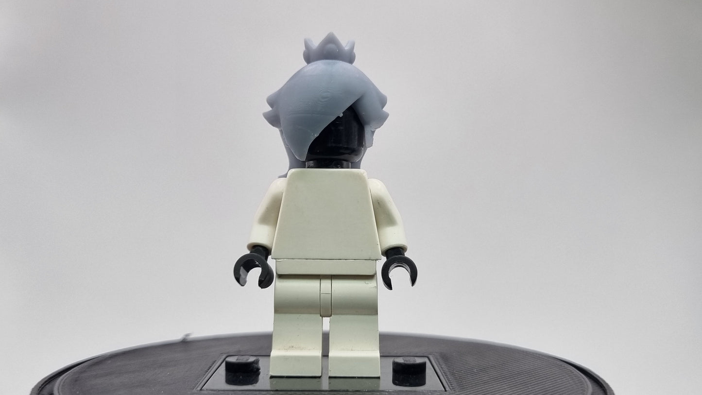 Building toy custom 3D printed royal hair piece 3