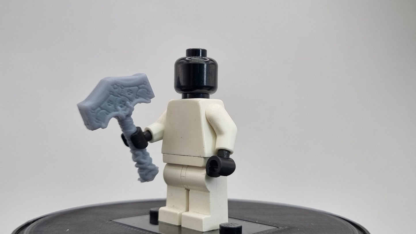 Building toy custom 3D printed lightning hammer!