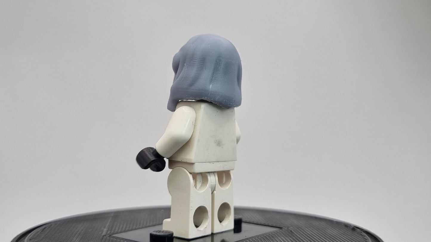 Building toy custom 3D printed galaxy wars alien with hood head!