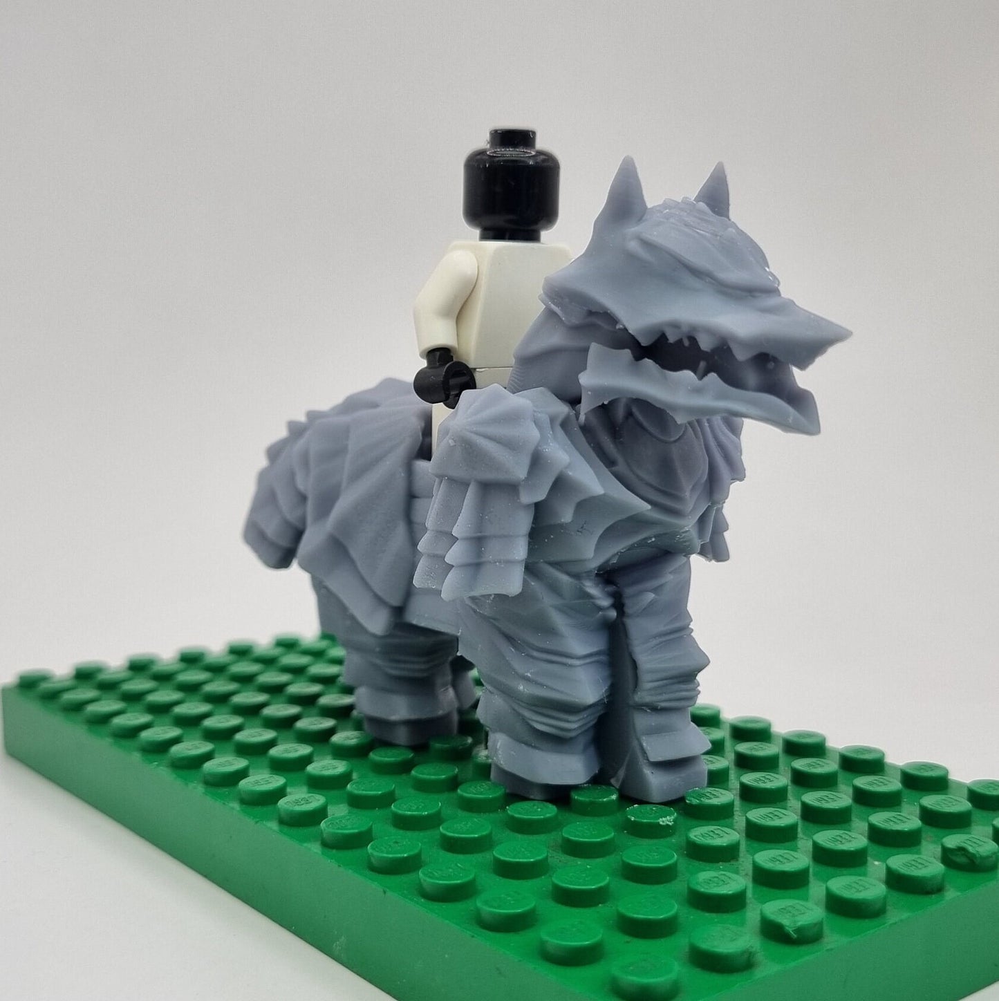 Building toy custom 3D printed armored horse!