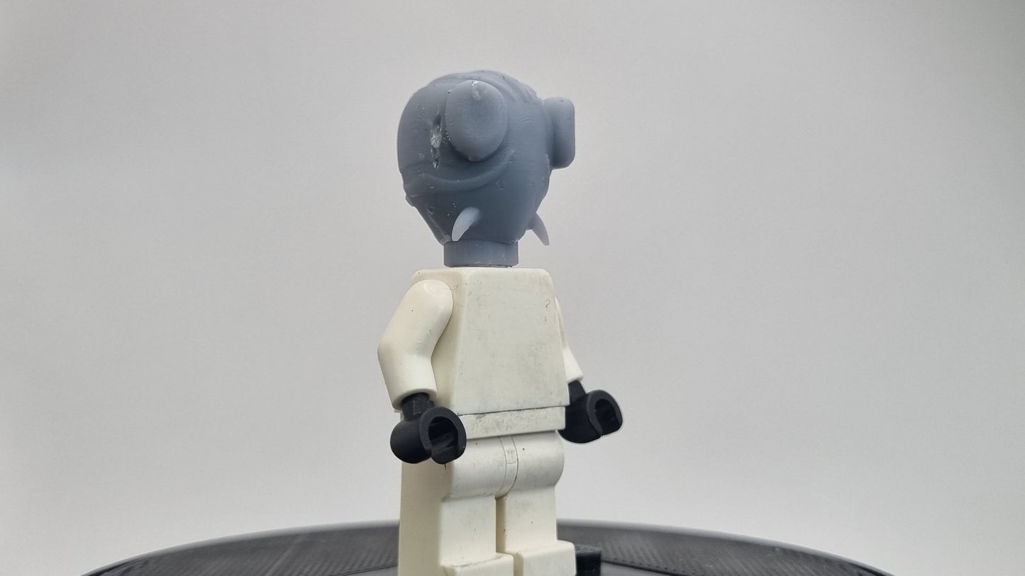 Building toy 3D printed atlantian super hero head!