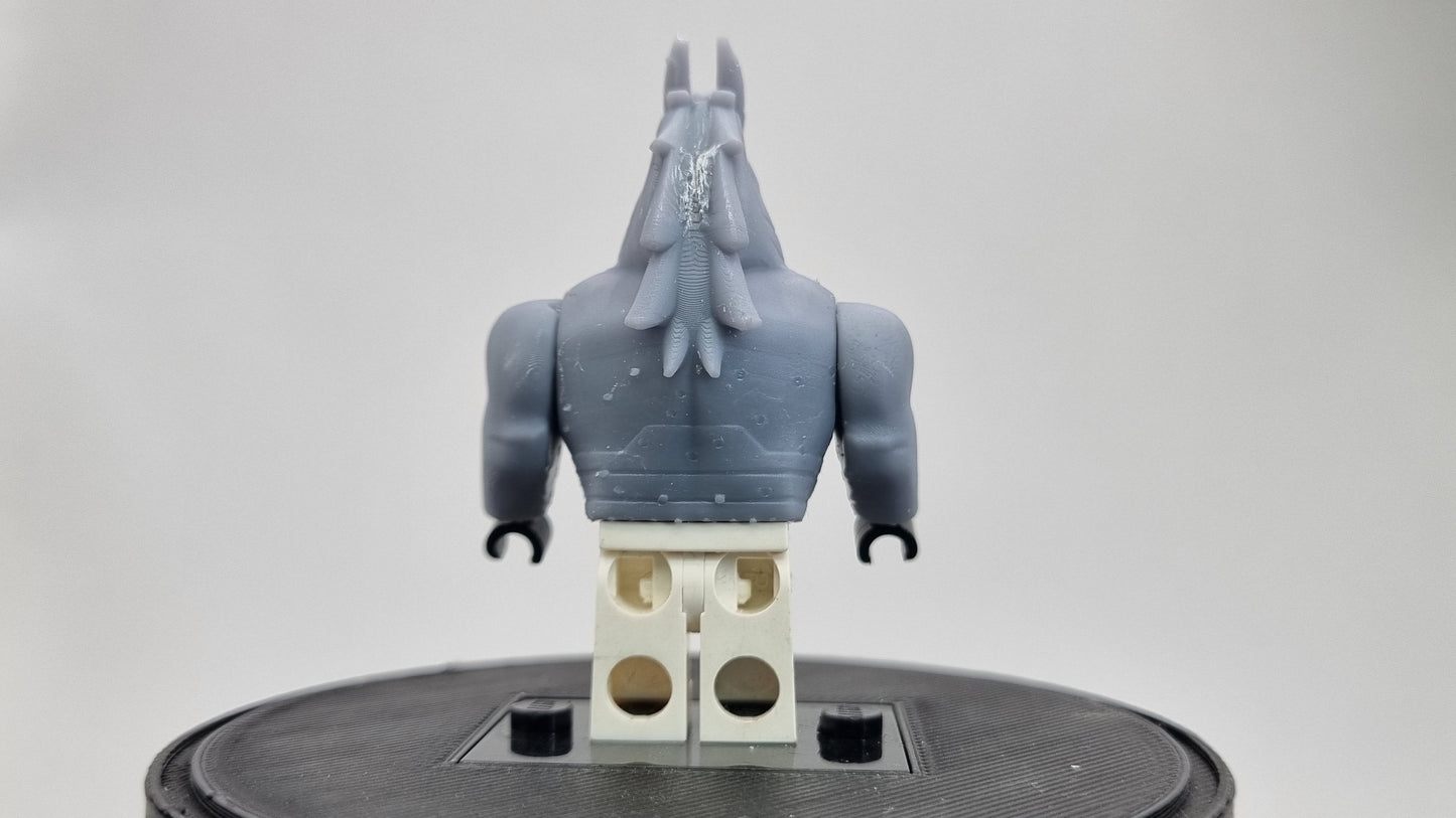Building toy custom 3D printed teen super hero buffed bull!