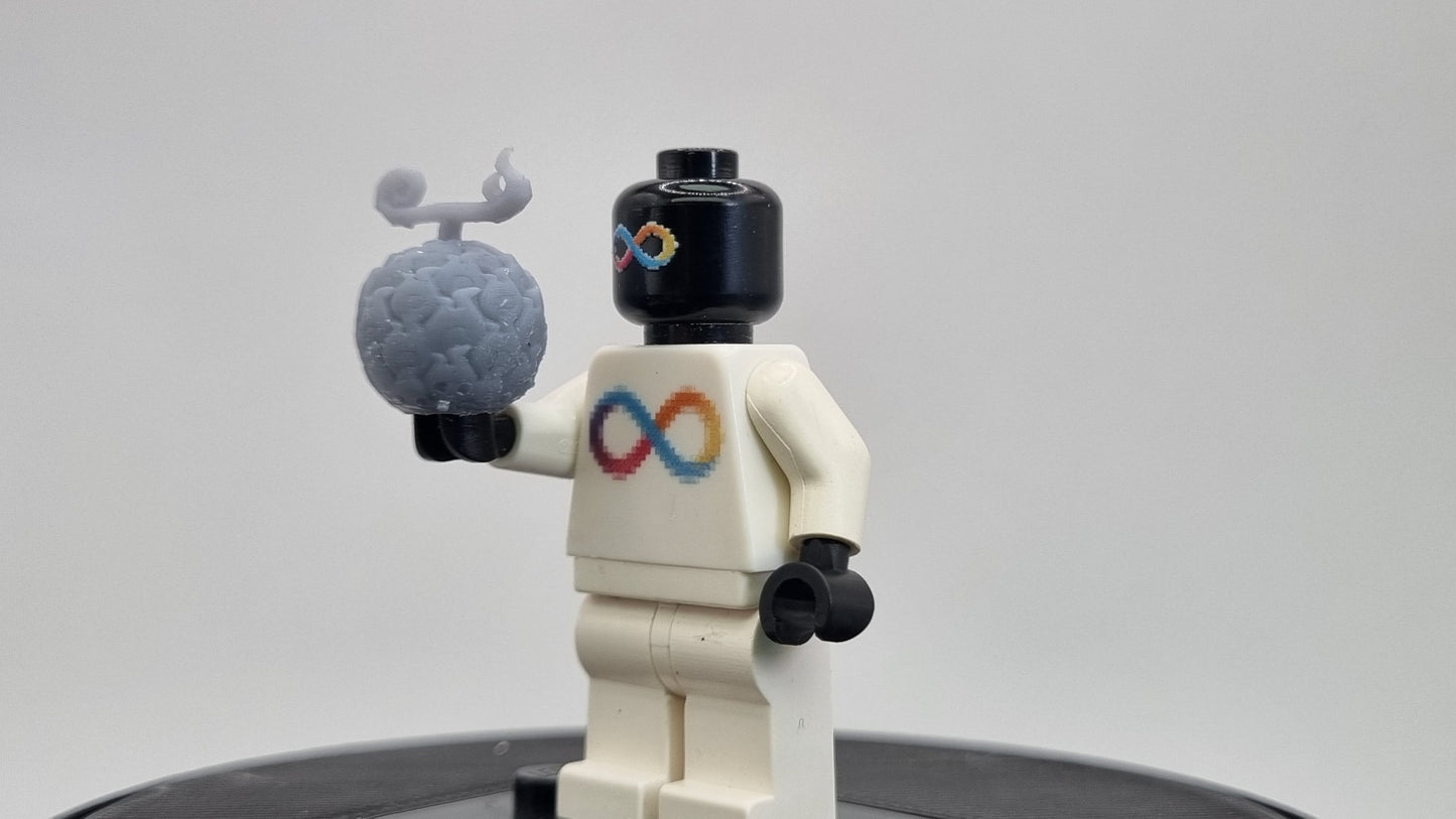 Building toy custom 3D printed fruit that gives you powers!