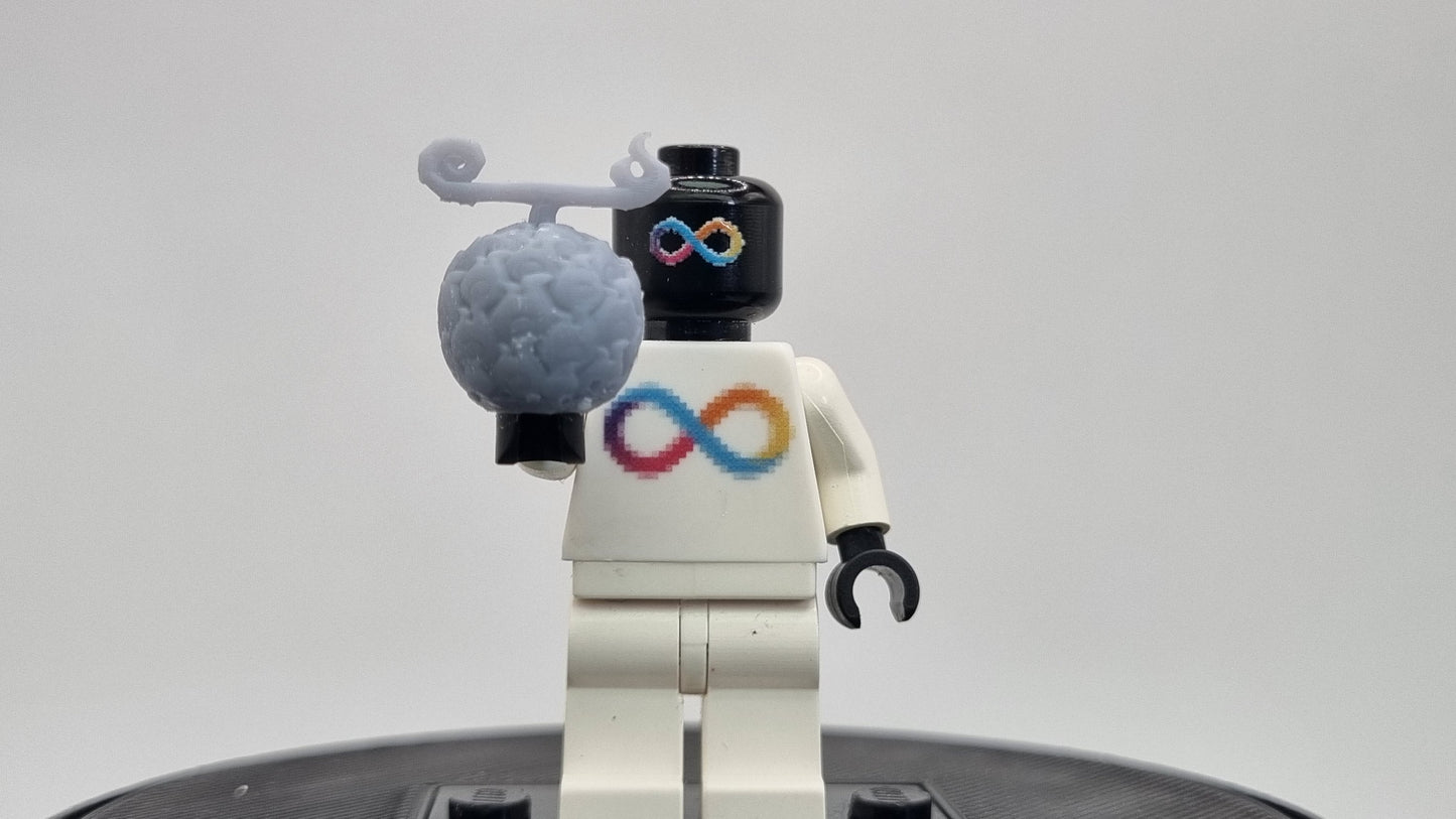 Building toy custom 3D printed fruit that gives you powers!