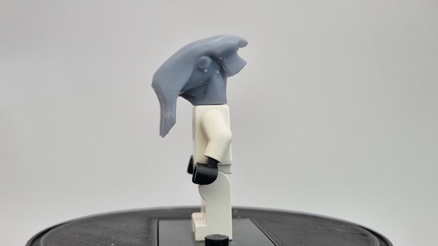 Building toy custom 3D printed galaxy wars tentical lonh head with 2 tenticals alien!