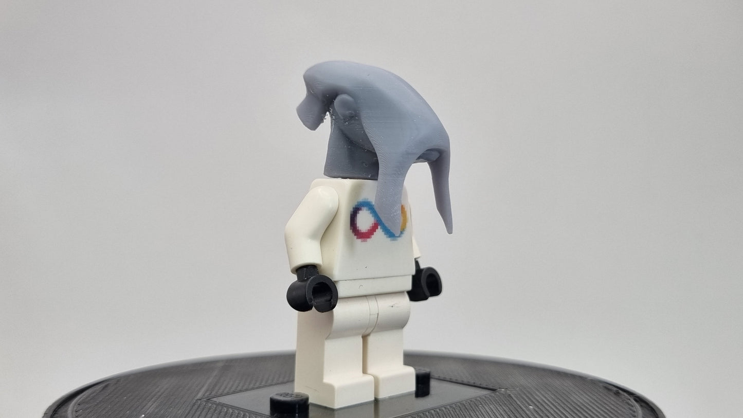 Building toy custom 3D printed galaxy wars tentical lonh head with 2 tenticals alien!